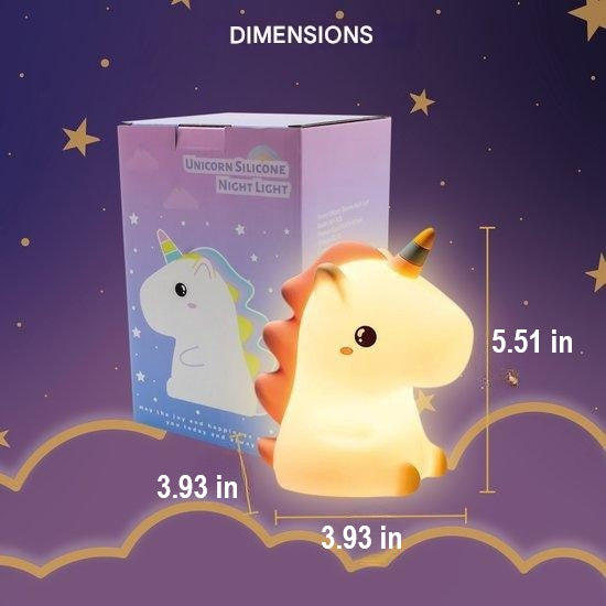 Unicorn Night Light - DreamCrest-Nora Luxe