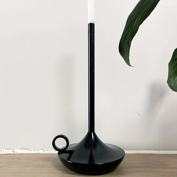 Unique and Luxury Candle Holder Lamp - LuxuryCandle-Black-Nora Luxe