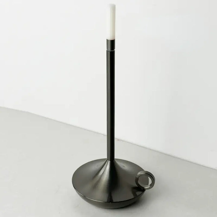 Unique and Luxury Candle Holder Lamp - LuxuryCandle-Black-Nora Luxe