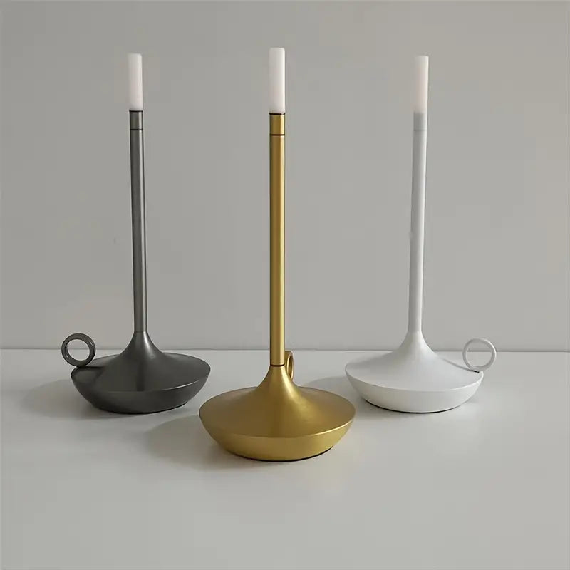 Unique and Luxury Candle Holder Lamp - LuxuryCandle-Black-Nora Luxe