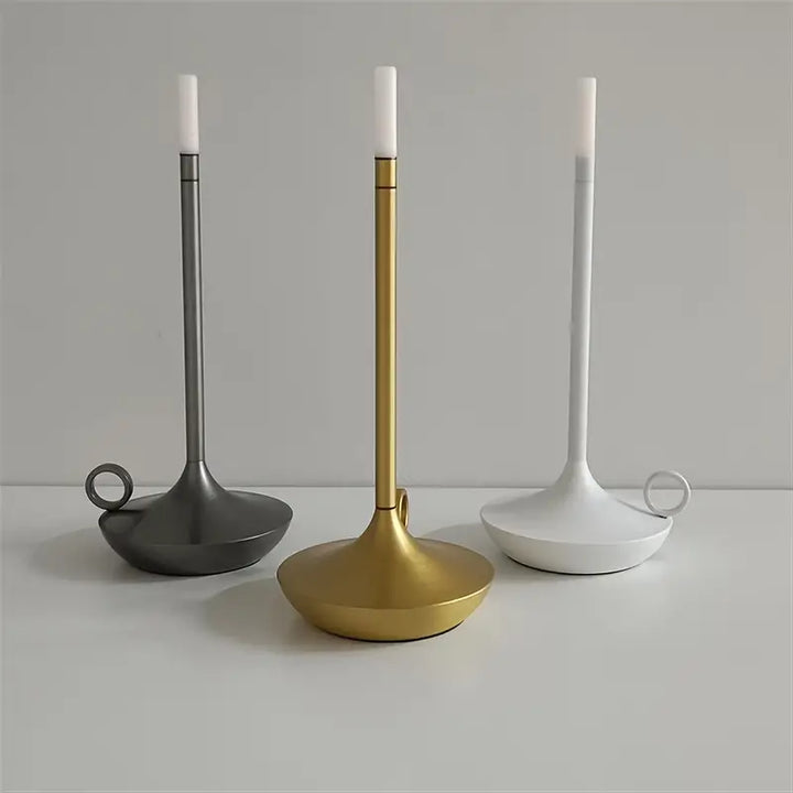 Unique and Luxury Candle Holder Lamp - LuxuryCandle-Black-Nora Luxe