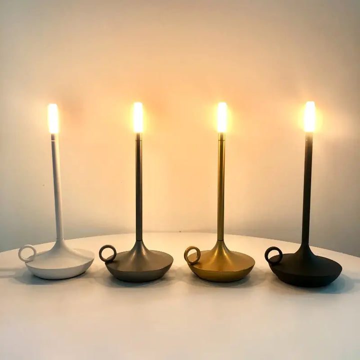 Unique and Luxury Candle Holder Lamp - LuxuryCandle-Black-Nora Luxe