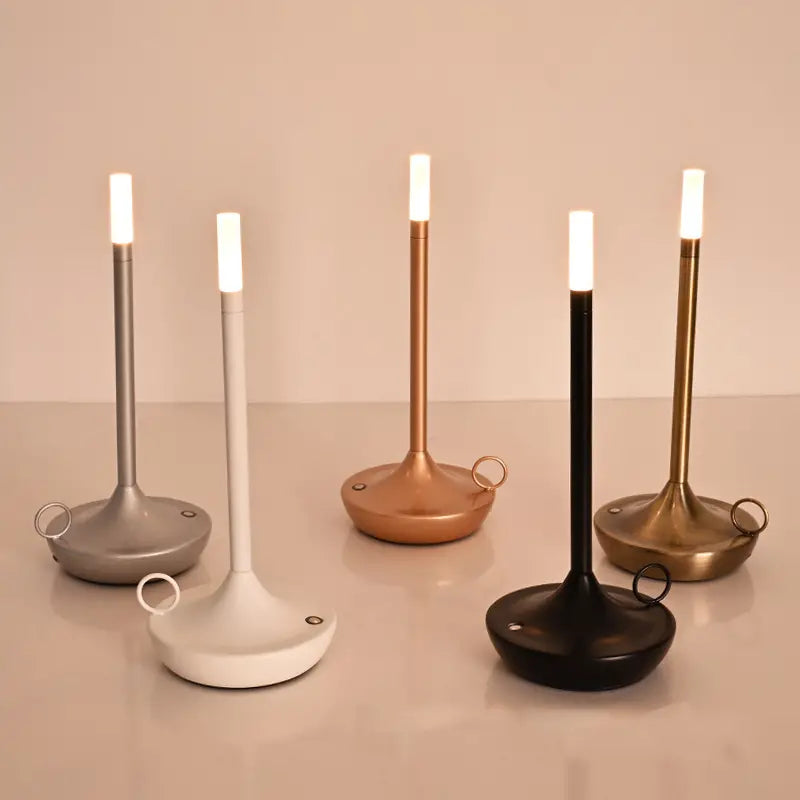 Unique and Luxury Candle Holder Lamp - LuxuryCandle-Black-Nora Luxe
