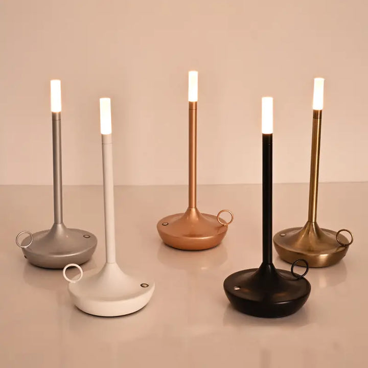 Unique and Luxury Candle Holder Lamp - LuxuryCandle-Black-Nora Luxe