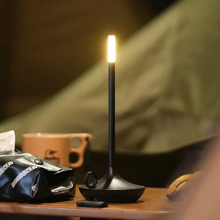 Unique and Luxury Candle Holder Lamp - LuxuryCandle-Black-Nora Luxe