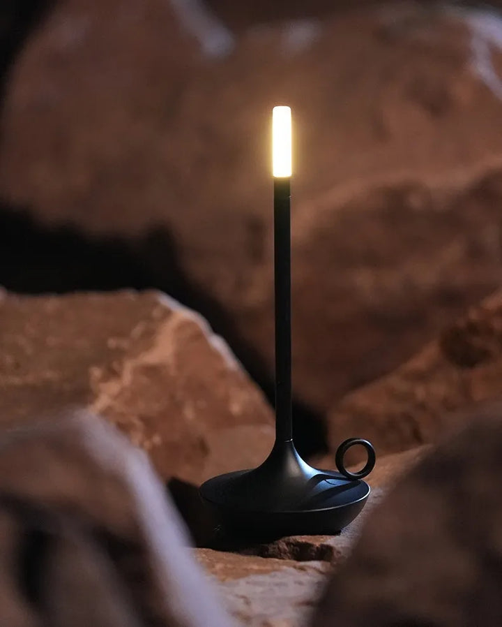 Unique and Luxury Candle Holder Lamp - LuxuryCandle-Black-Nora Luxe