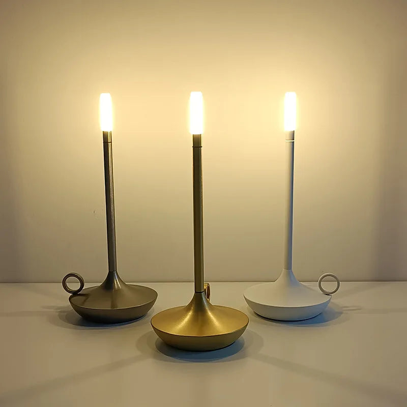 Unique and Luxury Candle Holder Lamp - LuxuryCandle-Black-Nora Luxe