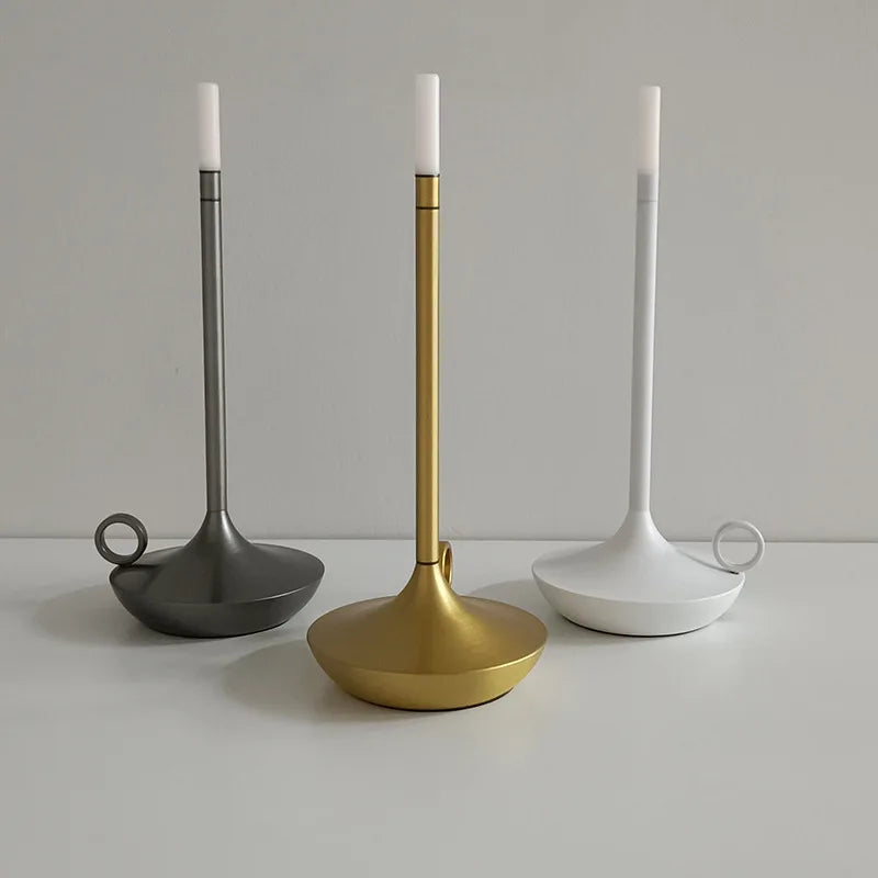 Unique and Luxury Candle Holder Lamp - LuxuryCandle-Black-Nora Luxe