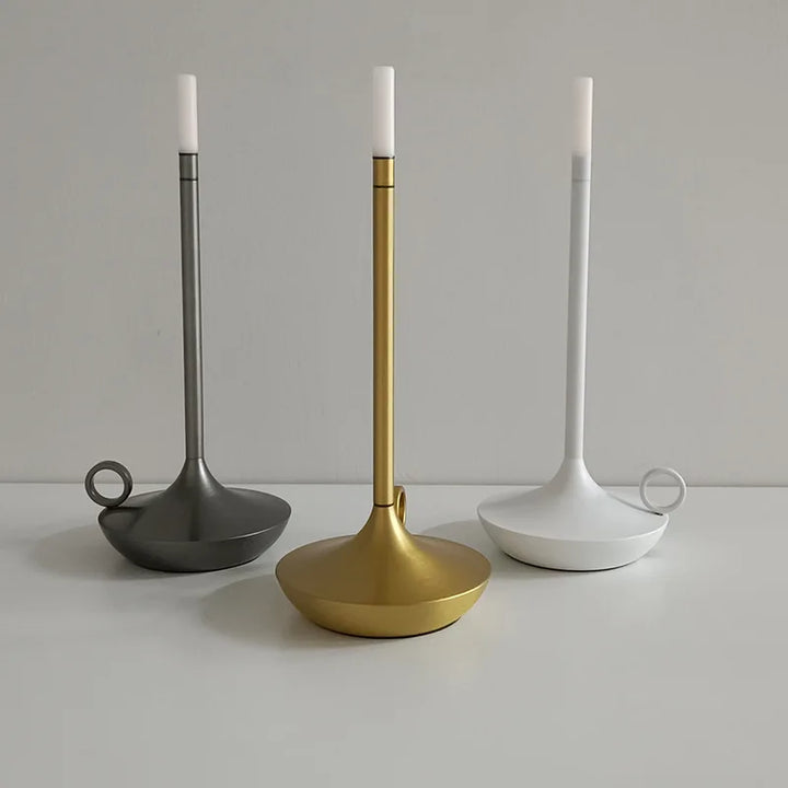 Unique and Luxury Candle Holder Lamp - LuxuryCandle-Black-Nora Luxe