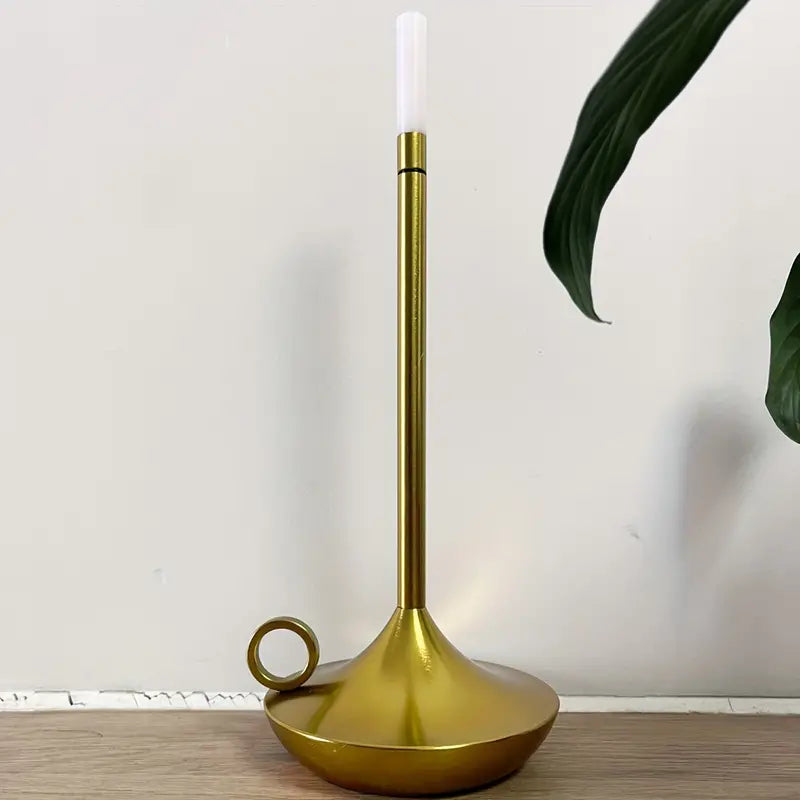 Unique and Luxury Candle Holder Lamp - LuxuryCandle-Gold-Nora Luxe