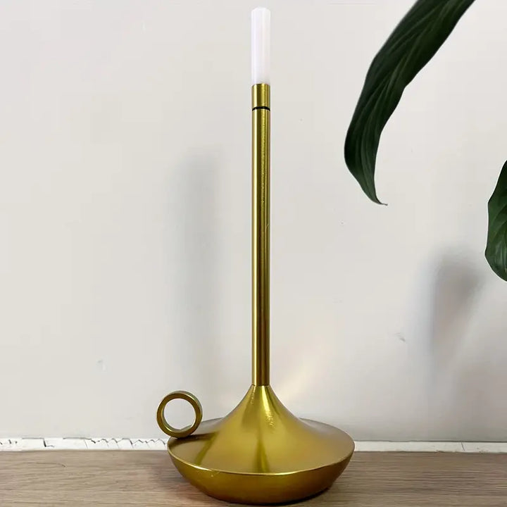 Unique and Luxury Candle Holder Lamp - LuxuryCandle-Gold-Nora Luxe