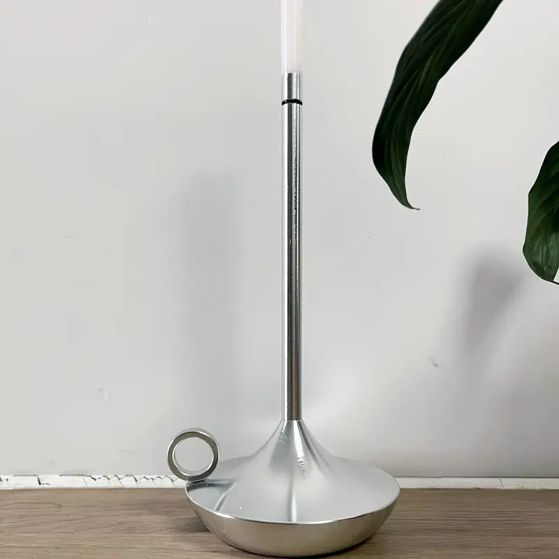 Unique and Luxury Candle Holder Lamp - LuxuryCandle-Silver-Nora Luxe
