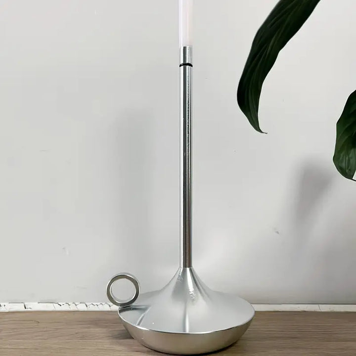 Unique and Luxury Candle Holder Lamp - LuxuryCandle-Silver-Nora Luxe
