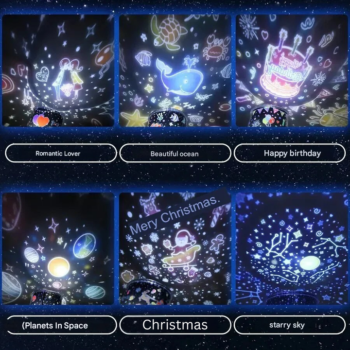 Unique Pattern Night Light for Children - StarryDream-Nora Luxe