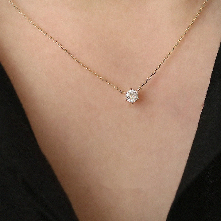 Unique Zircon Sparkling Necklace | Dazzling Collarbone Jewellery-Nora Luxe