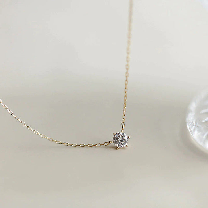 Unique Zircon Sparkling Necklace | Dazzling Collarbone Jewellery-Nora Luxe