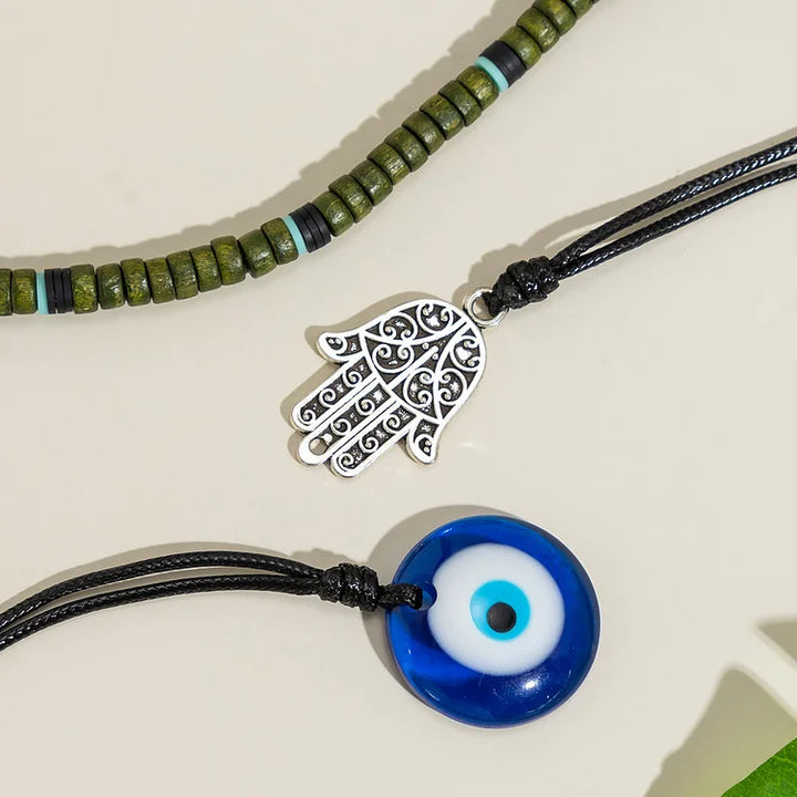 Unisex 3-Layer Necklace Set - Ravi-Nora Luxe