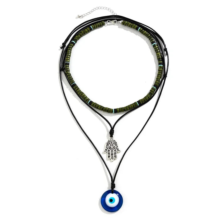 Unisex 3-Layer Necklace Set - Ravi-Nora Luxe