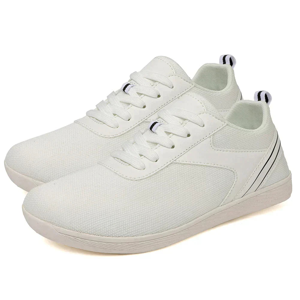 Unisex barefoot shoes with flexible sole & breathable upper material – Luno-Black-4.5-Nora Luxe