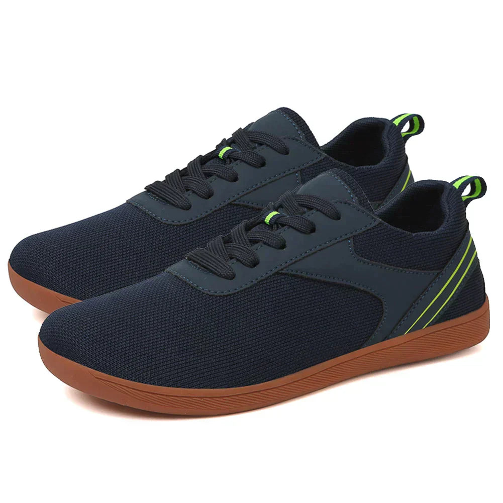 Unisex barefoot shoes with flexible sole & breathable upper material – Luno-Black-4.5-Nora Luxe