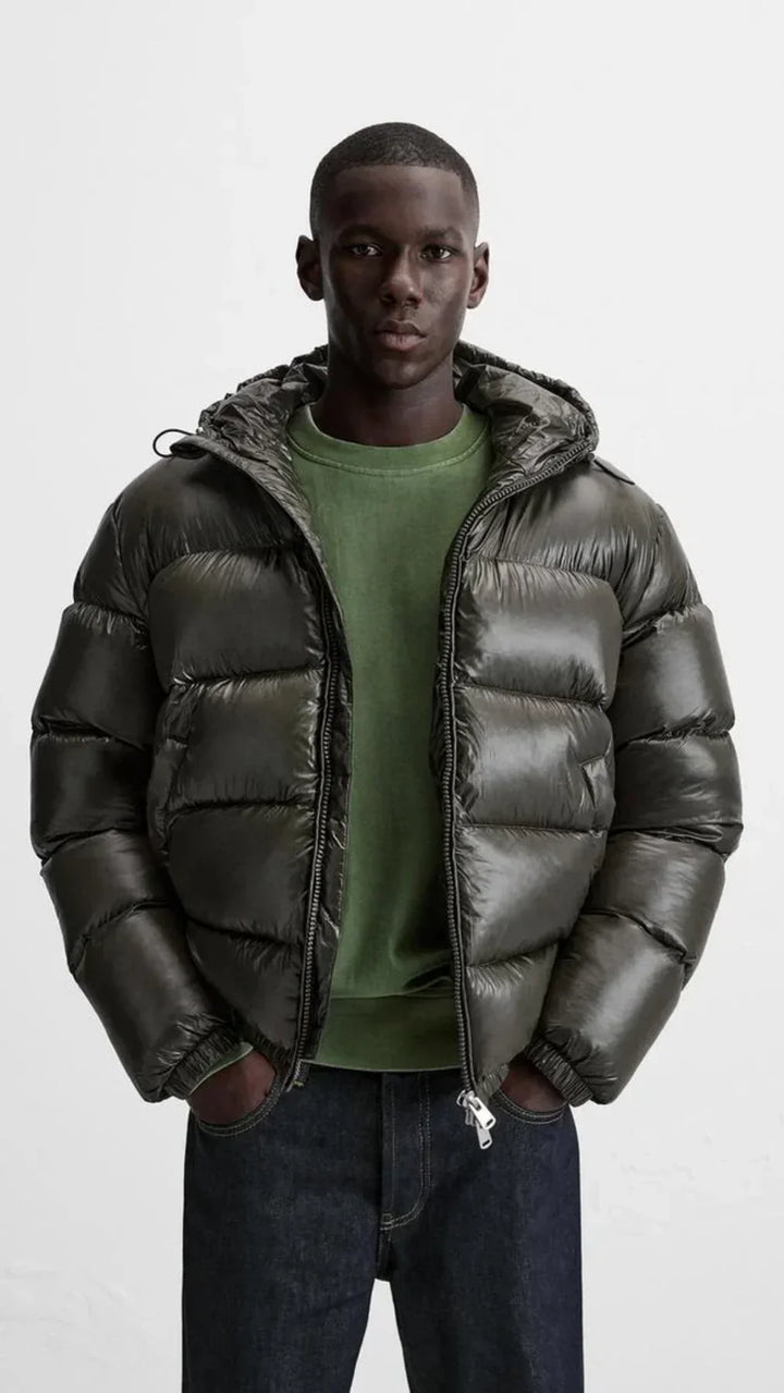 Unisex Down Jacket - Aspen-Black-S-The Livary