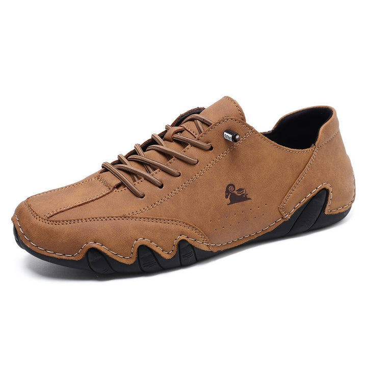 Unisex Leather Barefoot Shoes – BareMotion-Brown-4-Nora Luxe