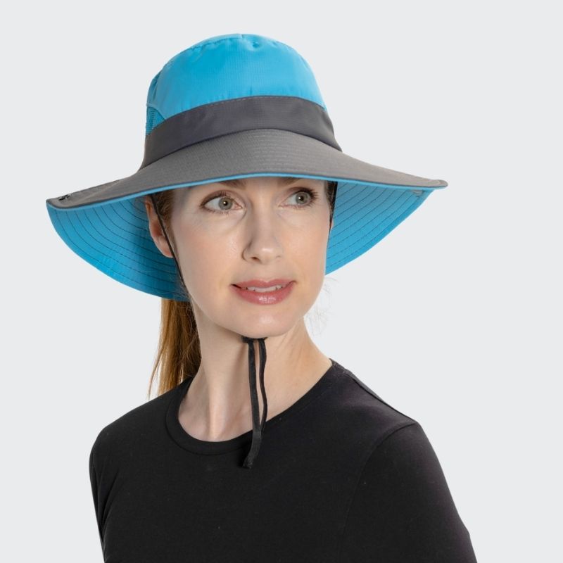 Unisex Sun Hat - Clara | The Festival Must-have!-Blue-Nora Luxe