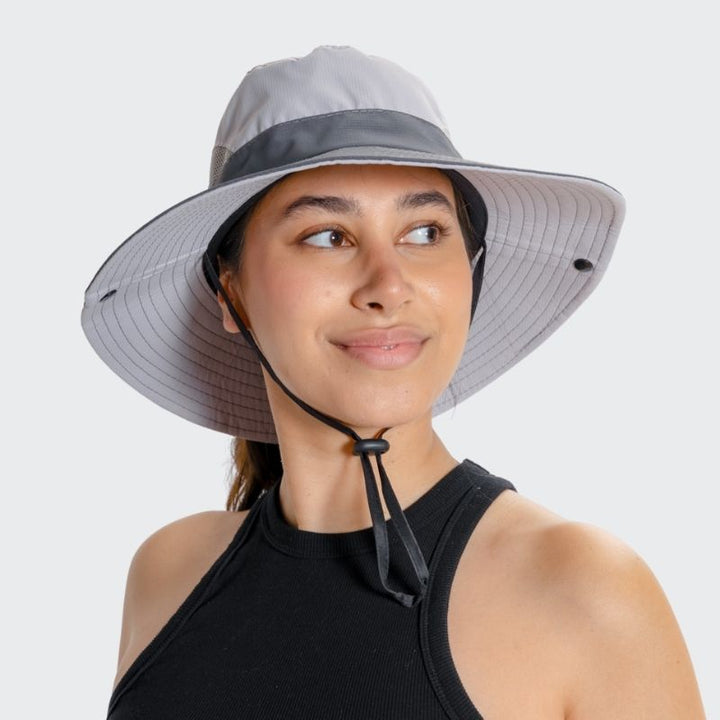 Unisex Sun Hat - Clara | The Festival Must-have!-Light grey-Nora Luxe