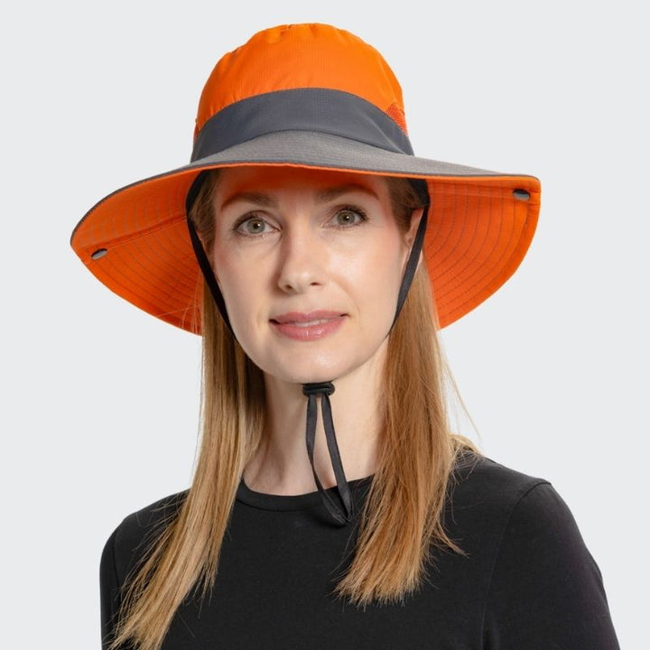 Unisex Sun Hat - Clara | The Festival Must-have!-Orange-Nora Luxe