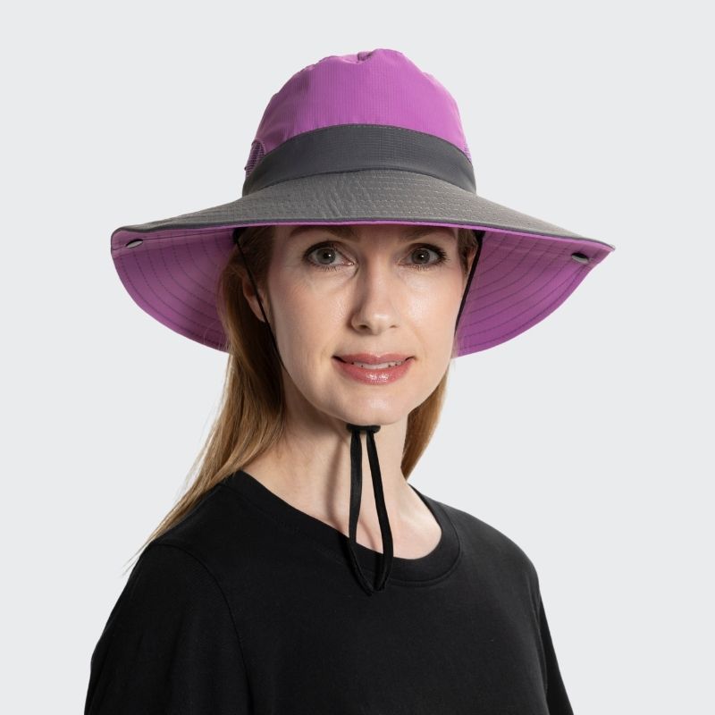 Unisex Sun Hat - Clara | The Festival Must-have!-Purple-Nora Luxe