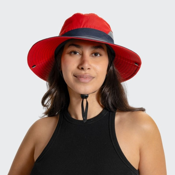Unisex Sun Hat - Clara | The Festival Must-have!-Red-Nora Luxe