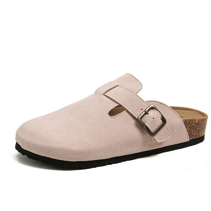 Unisex Vegan Leather Sandals - EliteStep-Pink-5.0-Nora Luxe