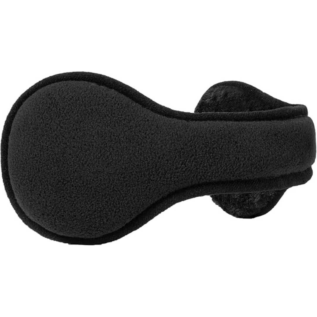 Unisex Warm Fleece Ear Warmers - FreezeEase-Black-Nora Luxe