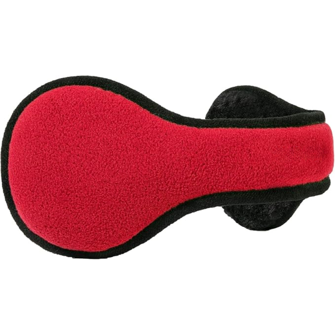 Unisex Warm Fleece Ear Warmers - FreezeEase-Red-Nora Luxe
