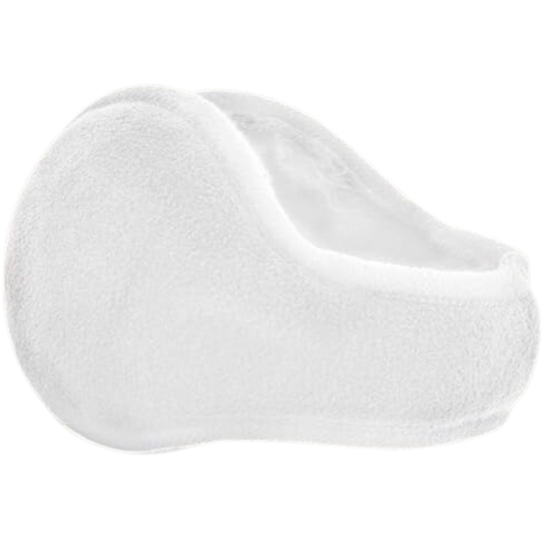 Unisex Warm Fleece Ear Warmers - FreezeEase-White-Nora Luxe