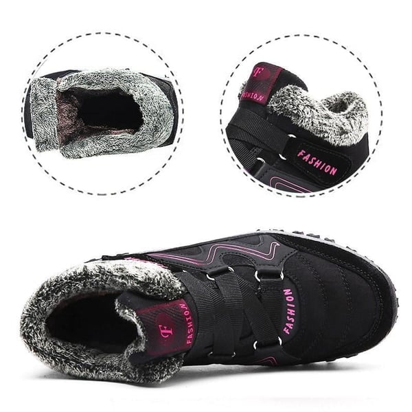 Unisex Winter Boots Aspen | Waterproof, Warm and Non-slip-Dark red-5.5-Nora Luxe
