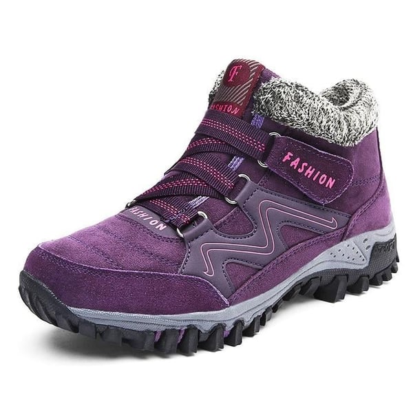 Unisex Winter Boots Aspen | Waterproof, Warm and Non-slip-Dark red-5.5-Nora Luxe