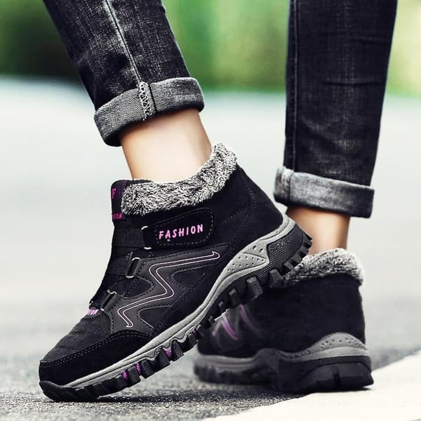 Unisex Winter Boots Aspen | Waterproof, Warm and Non-slip-Dark red-5.5-Nora Luxe