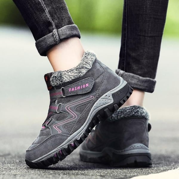 Unisex Winter Boots Aspen | Waterproof, Warm and Non-slip-Dark red-5.5-Nora Luxe