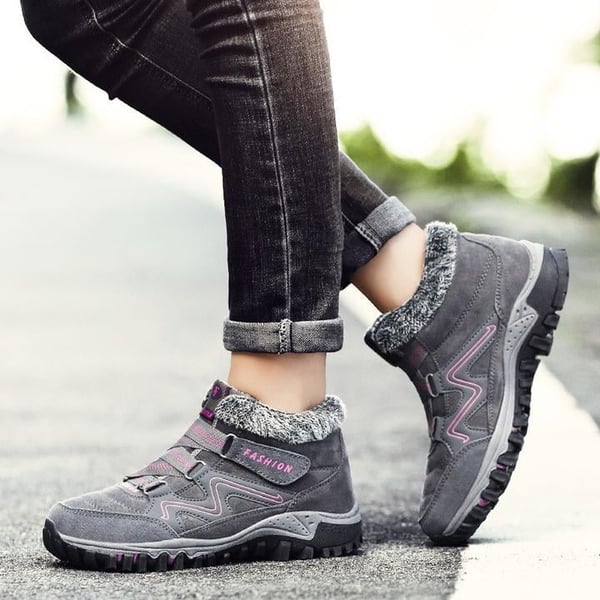 Unisex Winter Boots Aspen | Waterproof, Warm and Non-slip-Dark red-5.5-Nora Luxe