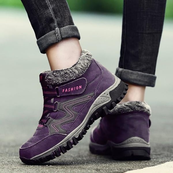 Unisex Winter Boots Aspen | Waterproof, Warm and Non-slip-Dark red-5.5-Nora Luxe