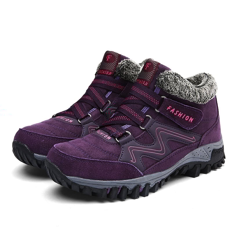 Unisex Winter Boots Aspen | Waterproof, Warm and Non-slip-Purple-5.5-Nora Luxe
