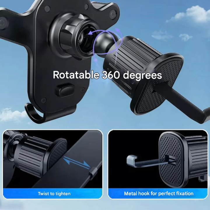 Universal Car Phone Holder with Ventilation Hook – Griponix-Nora Luxe