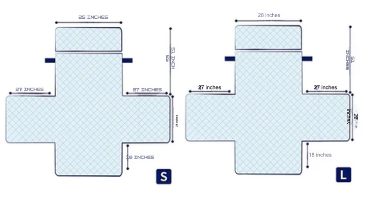 Universal Soft Armchair Cover - FlexCover-Dark Blue-S-Nora Luxe