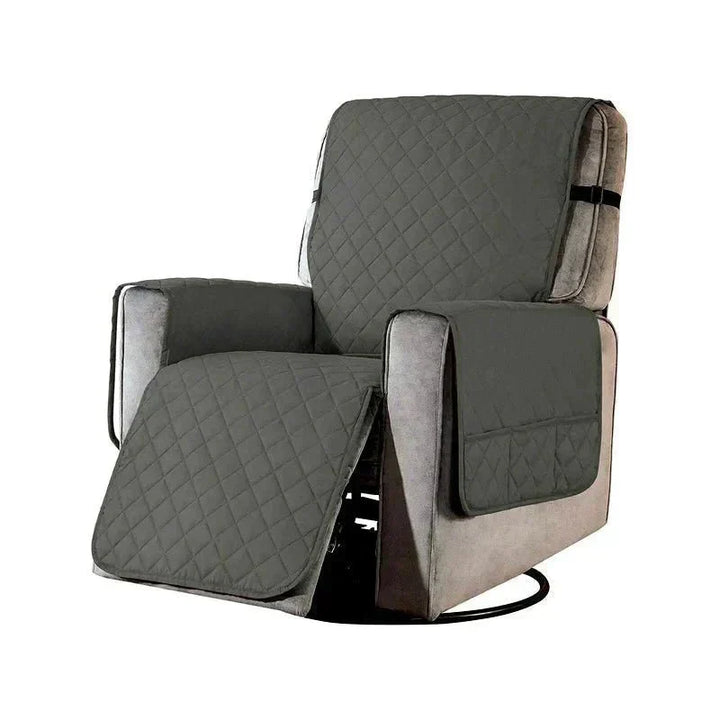 Universal Soft Armchair Cover - FlexCover-Gray-S-Nora Luxe