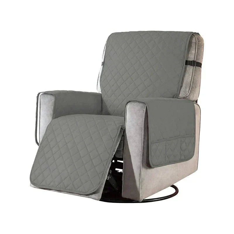 Universal Soft Armchair Cover - FlexCover-Light Gray-S-Nora Luxe