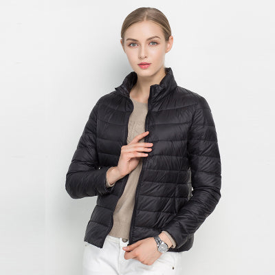 Urban Chic Lightweight Down Jacket - Diana-Black-S-Nora Luxe