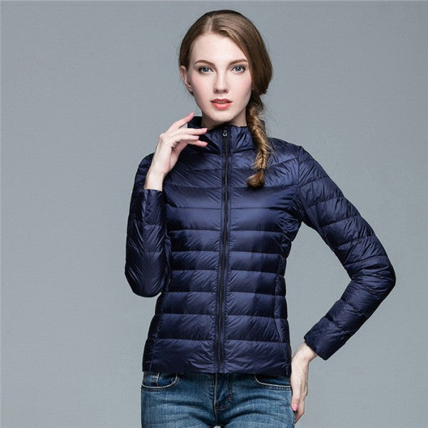 Urban Chic Lightweight Down Jacket - Diana-Black-S-Nora Luxe