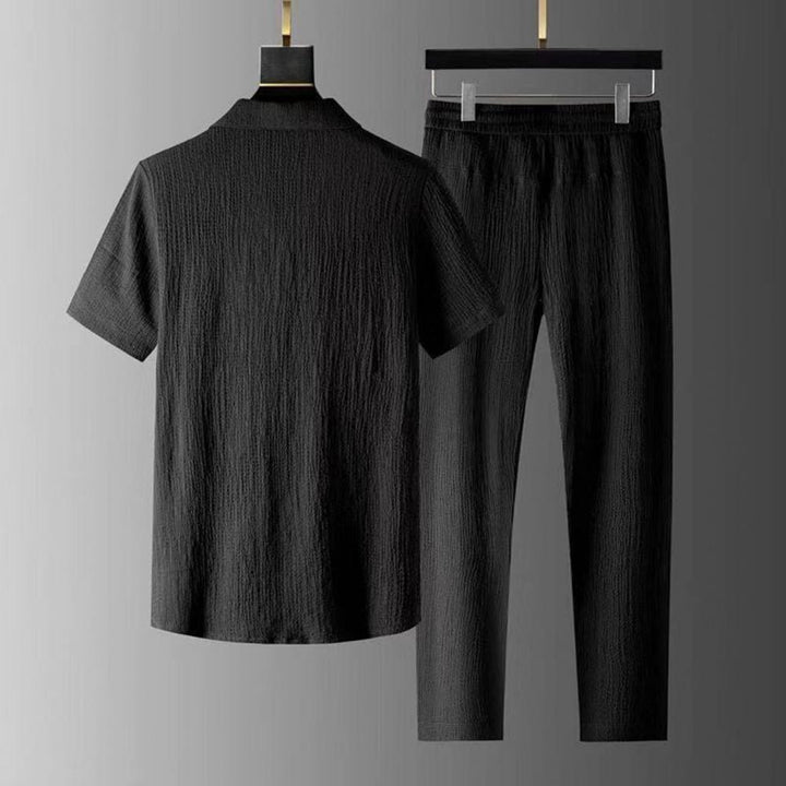 Urban Men's Top and Trouser Set - NovaLounge-White-XS-Nora Luxe