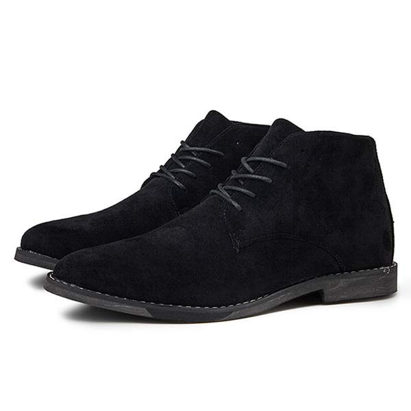 UrbanStride Classic | Stylish Mid-High Men's Lace-Up Shoe-Khaki-5.0-Nora Luxe